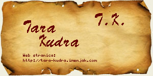 Tara Kudra vizit kartica